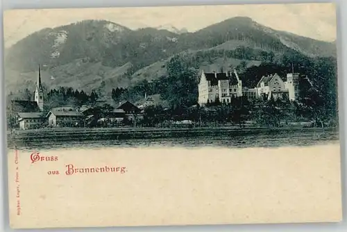 Brannenburg Brannenburg  ungelaufen ca. 1900 / Brannenburg /Rosenheim LKR