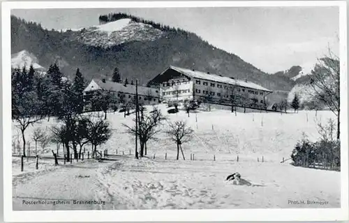 Brannenburg Brannenburg Krankenhaus ungelaufen ca. 1955 / Brannenburg /Rosenheim LKR