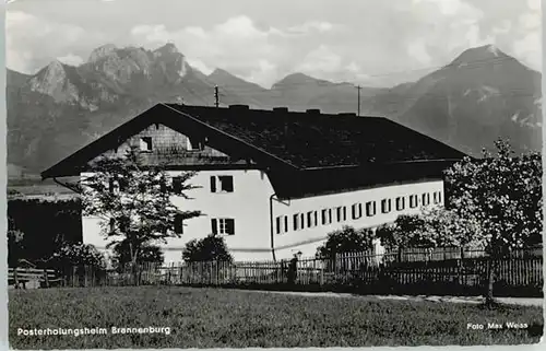 Brannenburg Posterholungsheim x 1958
