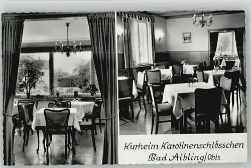 Bad Aibling Kurheim Karolinenschloesschen x 1961