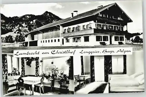 Lenggries Lenggries Lambrecht Christlhof ungelaufen ca. 1955 / Lenggries /Bad Toelz-Wolfratshausen LKR
