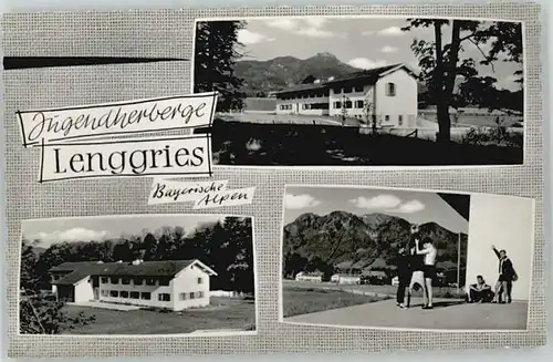 Lenggries Lenggries  ungelaufen ca. 1955 / Lenggries /Bad Toelz-Wolfratshausen LKR