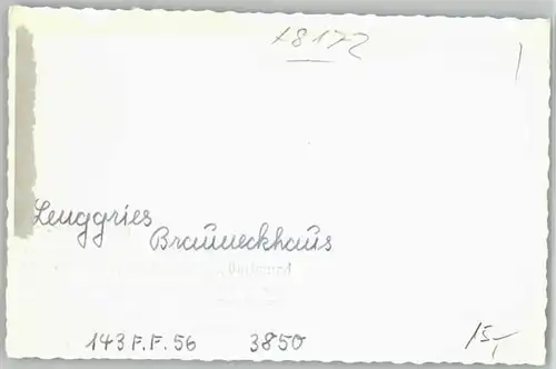 Lenggries Brauneckhaus o 1956