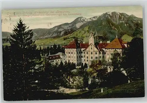 Lenggries Schloss Hohenburg x 1907