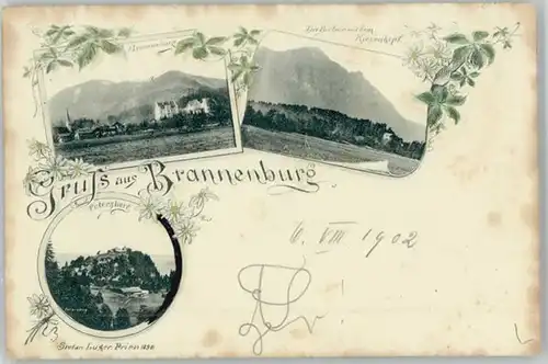 Brannenburg Brannenburg  x 1902 / Brannenburg /Rosenheim LKR