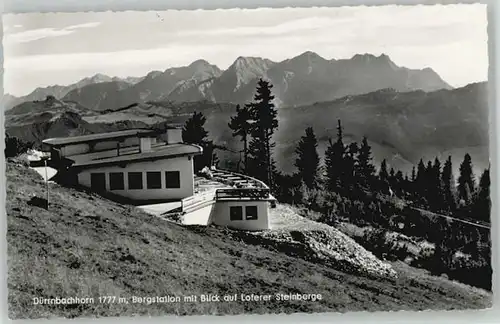 Reit Winkl Reit Winkl Duerrnbachhorn Bergstation ungelaufen ca. 1955 / Reit im Winkl /Traunstein LKR