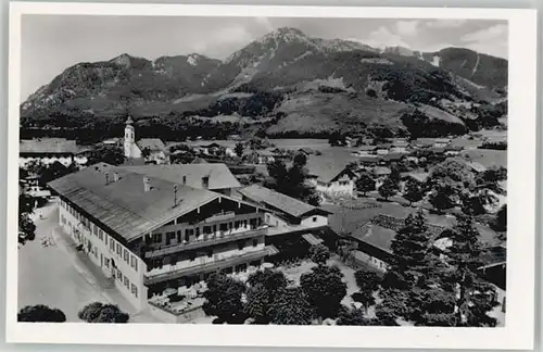 Unterwoessen Unterwoessen Gasthof Post ungelaufen ca. 1955 / Unterwoessen /Traunstein LKR