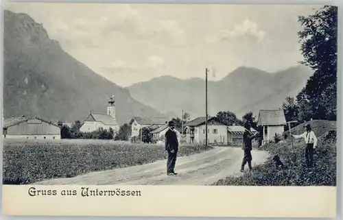 Unterwoessen Unterwoessen  ungelaufen ca. 1900 / Unterwoessen /Traunstein LKR