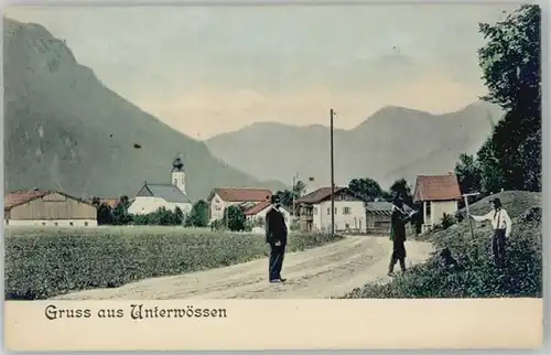 Unterwoessen Unterwoessen  ungelaufen ca. 1900 / Unterwoessen /Traunstein LKR