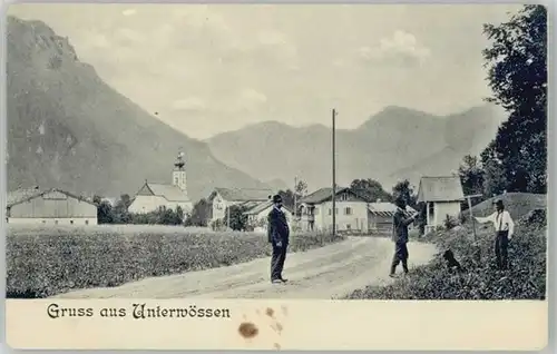Unterwoessen Unterwoessen  ungelaufen ca. 1900 / Unterwoessen /Traunstein LKR