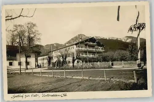 Unterwoessen Gasthof zur Post x 1930