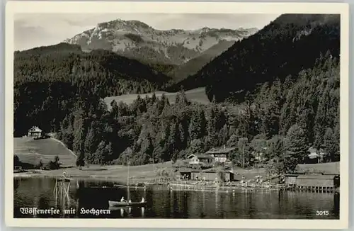 Unterwoessen Unterwoessen Woessenersee ungelaufen ca. 1930 / Unterwoessen /Traunstein LKR