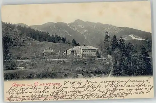 Unterwoessen [Stempelabschlag] Dachsenberg x 1910