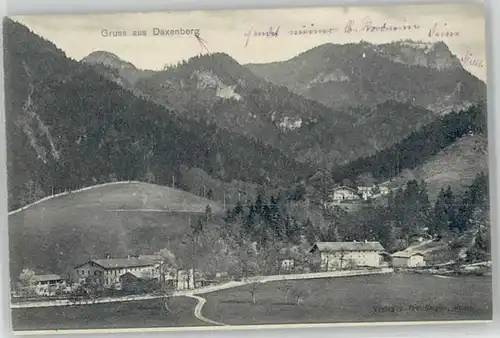 Unterwoessen [handschriftlich] Daxenberg x 1906