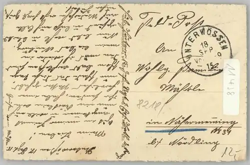 Unterwoessen Feldpost x 1915