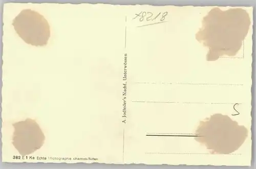 Unterwoessen Unterwoessen  ungelaufen ca. 1930 / Unterwoessen /Traunstein LKR