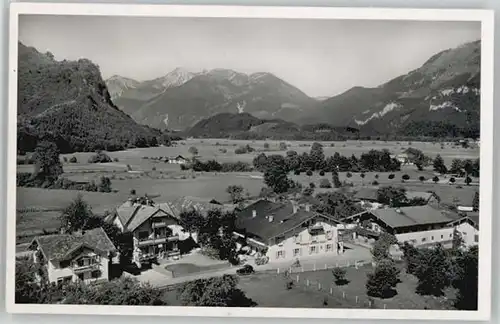 Unterwoessen Unterwoessen Gasthof Ammer ungelaufen ca. 1955 / Unterwoessen /Traunstein LKR