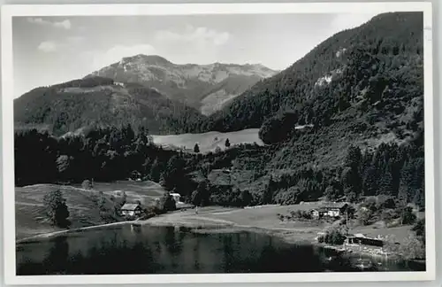 Unterwoessen Unterwoessen Woessenersee ungelaufen ca. 1955 / Unterwoessen /Traunstein LKR