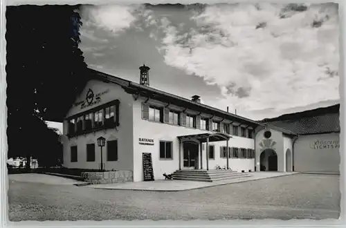 Unterwoessen Unterwoessen Rathaus ungelaufen ca. 1955 / Unterwoessen /Traunstein LKR