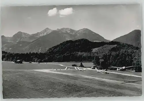 Unterwoessen Unterwoessen Segelflugschule ungelaufen ca. 1955 / Unterwoessen /Traunstein LKR