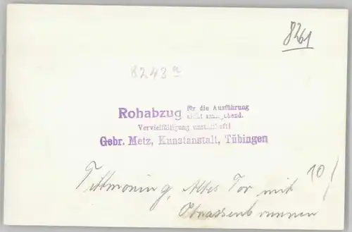 Tittmoning Salzach Tittmoning [Handschriftlich] ungelaufen ca. 1955 / Tittmoning /Traunstein LKR