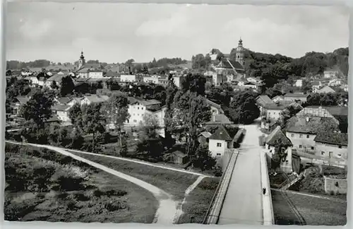 Tittmoning Salzach Tittmoning  ungelaufen ca. 1955 / Tittmoning /Traunstein LKR