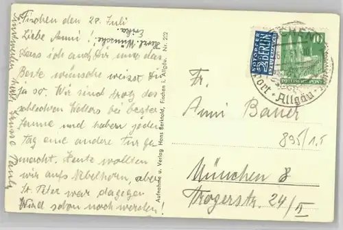 Fischen Allgaeu  x 1951