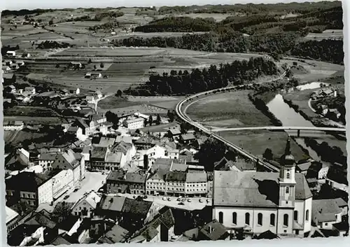 Viechtach Fliegeraufnahme o 1964