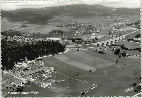 Viechtach Bayerischer Wald Viechtach Fliegeraufnahme ungelaufen ca. 1965 / Viechtach /Regen LKR
