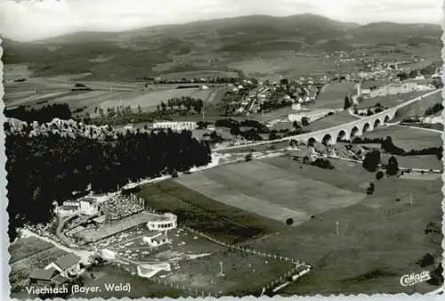 Viechtach Bayerischer Wald Viechtach Fliegeraufnahme ungelaufen ca. 1965 / Viechtach /Regen LKR