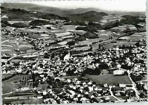 Viechtach Bayerischer Wald Viechtach Fliegeraufnahme ungelaufen ca. 1965 / Viechtach /Regen LKR