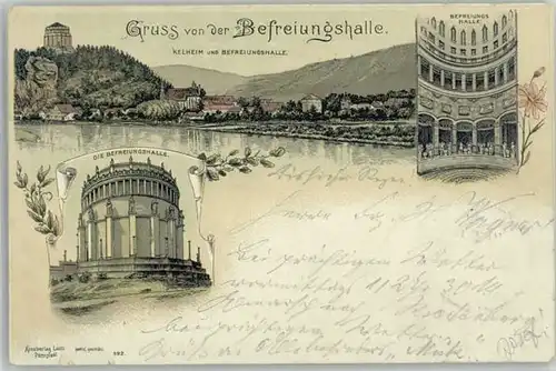 Kelheim Kelheim Befreiungshalle x 1895 / Kelheim Donau /Kelheim LKR