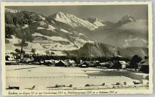 Fischen Allgaeu Bergpanorama *