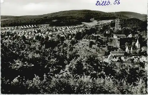 Dillenburg Dillenburg handschriftliches Kuerzel auf Ak * / Dillenburg /Lahn-Dill-Kreis LKR