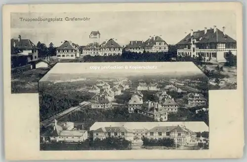 Grafenwoehr Truppenuebungsplatz Feldpost x 1917