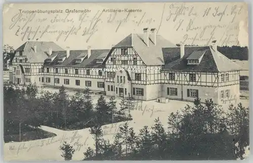 Grafenwoehr Truppenuebungsplatz Artillerie-Kaserne x 1913