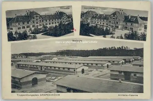 Grafenwoehr Truppenuebungsplatz Feldpost x 1917