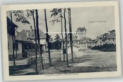 Grafenwoehr Truppenuebungsplatz Feldpost x 1917