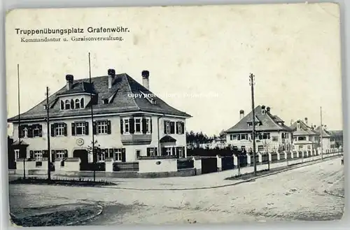 Grafenwoehr Truppenuebungsplatz Feldpost x 1916
