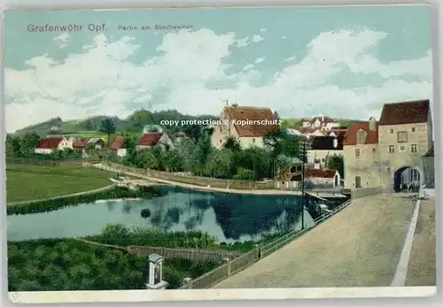Grafenwoehr Stadtweiher x 1914