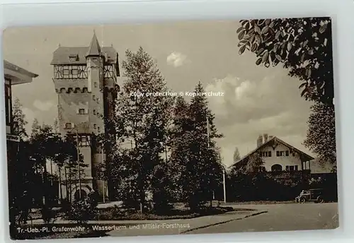 Grafenwoehr Wasserturm Militaer Forsthaus x 1935