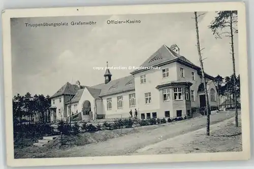 Grafenwoehr Offizier Kasino Feldpost x 1915