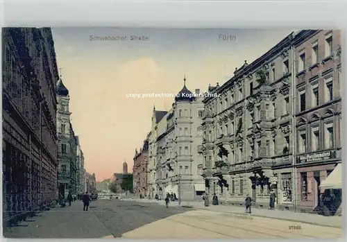 Fuerth Bayern Schwabacherstrasse Feldpost x 1915