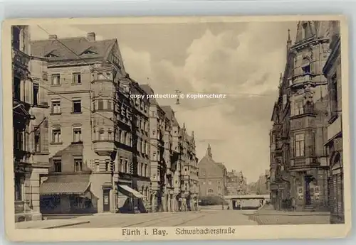 Fuerth Bayern Fuerth Bayern Schwabacherstrasse o 1927 / Fuerth /Fuerth LKR