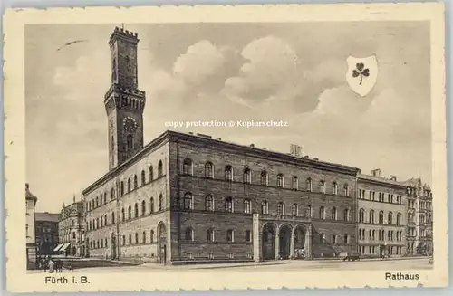 Fuerth Bayern Rathaus x 1926