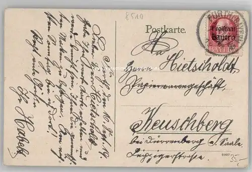 Fuerth Bayern Fuerth Bayern Schwabacherstrasse x 1919 / Fuerth /Fuerth LKR