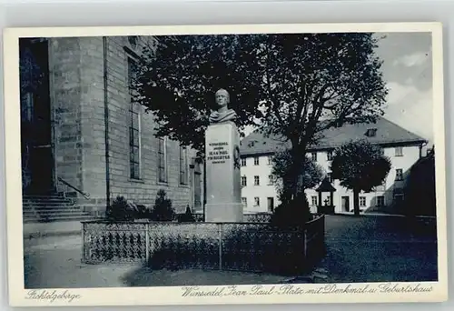 Wunsiedel Jean Paul Platz Denkmal Geburtshaus * 1921-1965