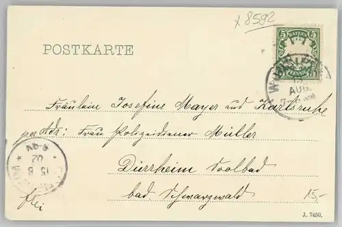 Wunsiedel Alexandersbad x 1890-1920