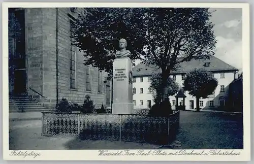 Wunsiedel Jean Paul Platz Denkmal Geburtshaus * 1921-1965