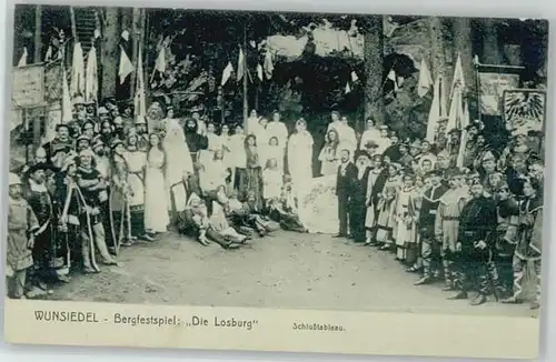 Wunsiedel Bergfestspiel Die Losburg x 1910
